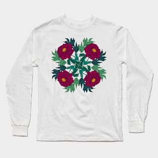 Dad’s Peony Tree Long Sleeve T-Shirt